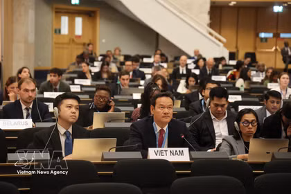 L’ambassadeur Mai Phan Dung, chef de la Mission permanente du Vietnam auprès de l’ONU, de l’Organisation mondiale du commerce (OMC) et d’autres organisations internationales à Genève. Photo: VNA