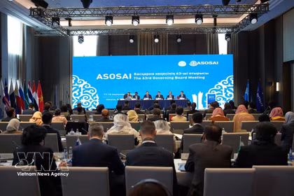 La 63e réunion du Conseil exécutif de l'ASOSAI au Kazakhstan. Photo: VNA