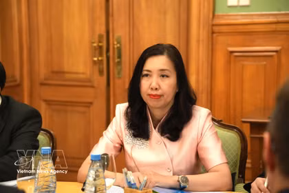 La vice-ministre des Affaires étrangères Lê Thi Thu Hang