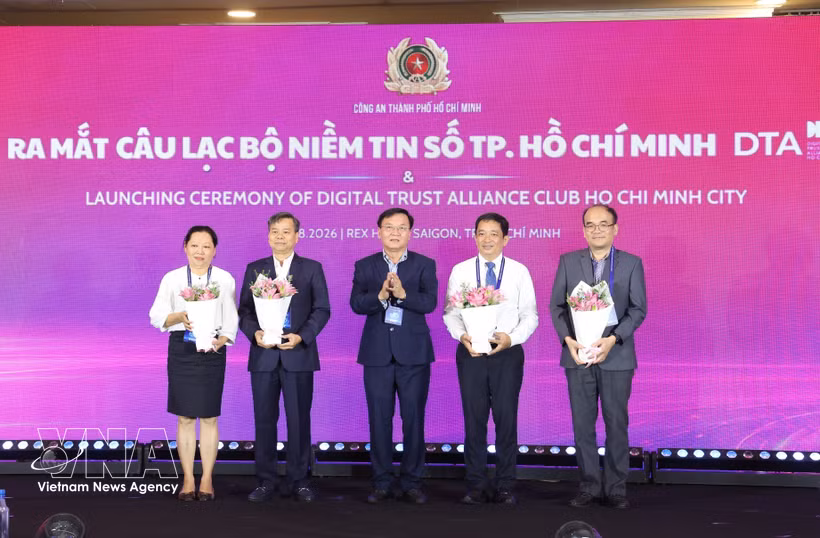 Lancement du Club de confiance numérique de Hô Chi Minh-Ville. Photo : VNA