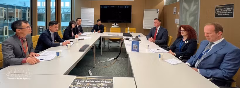 Une séance de travail entre le ministère de la Sécurité publique et le Comité consultatif de l'OMPI. Photo d'illustration : VNA