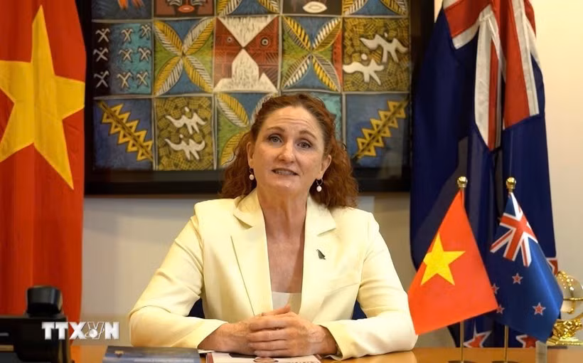 L’ambassadrice de Nouvelle-Zélande au Vietnam, Mme Caroline Beresford. Photo : VNA