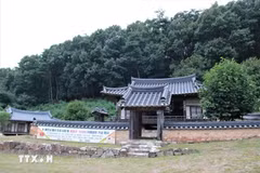Un site de reliques des descendants de la dynastie vietnamienne des Ly dans le district de Bonghwa, au Gyeongsang du Nord, en République de Corée. Photo: VNA