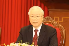 Le secrétaire général du Comité central du Parti communiste du Vietnam (PCV), Nguyen Phu Trong. Photo: VNA