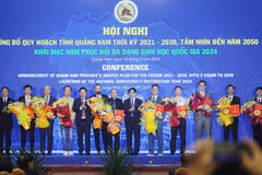 Quang Nam lance son plan directeur et l'Année nationale de restauration de la biodiversité