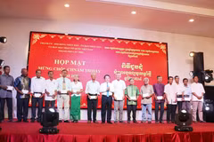 Kien Giang adresse ses meilleurs vœux au Cambodge à l'occasion du festival Chol Chnam Thmay