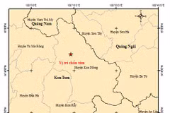 L'épicentre du séisme de magnitude 3,7 frappe le district Kon Plong, province de Kon Tum, le 10 mai. Photo: vtv.vn