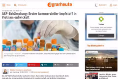 Lutte contre la peste porcine africaine : un journal allemand parle du vaccin vietnamien