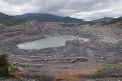 Le site proposé pour la construction de la centrale thermoélectrique de Kaleum. Photo: Vietnamplus