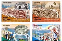 Une collection de timbres-poste spéciale marque le 70e anniversaire de la Victoire de Diên Biên Phu 