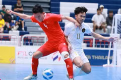 L’équipe vietnamienne de futsal s’incline 0-2 face à l’Indonésie, le 10 novembre 2024. Photo: VNA