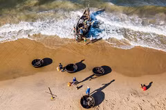 La vie quotidienne des pêcheurs vietnamiens à travers des clichés