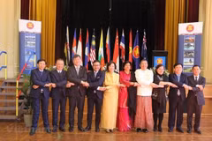 La cérémonie de célébration du 52e anniversaire de la fondation de l'ASEAN en Australie