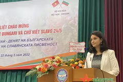 Célébration de la Journée de l'éducation et de la culture bulgare et de l'écriture slave à Hanoï