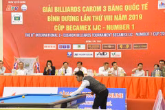 Billard de carrom à trois bandes : clôture de la Coupe Becamex IJC - Number 1- 2019