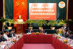 Le président Truong Tân Sang travaille avec l’Association des agriculteurs vietnamiens
