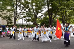  Une troupe vietnamienne au plus grand festival de Yosakoi au Japon