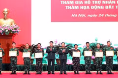 Distinction des forces participant aux missions de sauvetage en Turquie