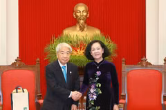 La permanente du Secrétariat reçoit le président de la Chambre des conseillers du Japon