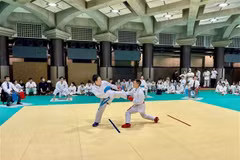 Tournoi de karaté vietnamien au Japon