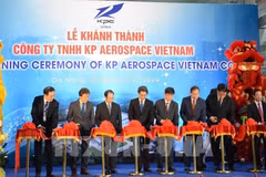 Cérémonie d'inauguration de l'usine de composants aéronautiques KP Vina. Photo : VNA