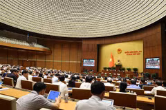 Panorama de la 7e session de la 15e législature de l'Assemblée nationale. Photo: VNA