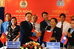 Vietnam-Laos : renforcement de la coopération intersyndicale
