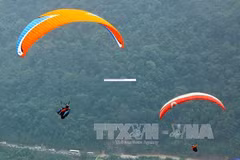 Ouverture du festival de parapente au col Khau Pha à Yen Bai