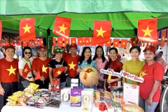 Un stand vietnamien au Festival culturel 2024 à Colombo (Photo : VNA)
