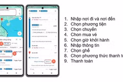 Le secteur ferroviaire vend des billets de train via une carte en ligne. Photo: Vietnam+