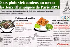 Deux plats vietnamiens au menu des Jeux Olympiques de Paris 2024