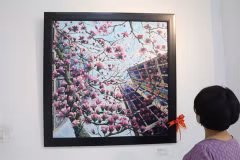 Les peintures de l’amour d’un couple vietnamien de Washington DC