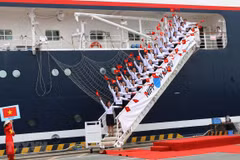 Le bateau de la jeunesse d’Asie du Sud-Est à Ho Chi Minh-Ville