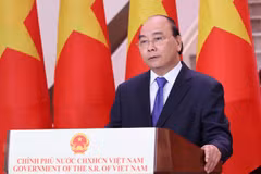 Le PM Nguyên Xuân Phuc à l’ouverture en ligne de la 17e Foire Chine-ASEAN