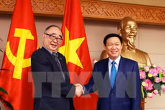 Le vice-PM Vuong Dinh Hue reçoit une délégation de l’ERIA