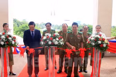 Exposition sur la coopération entre les ministères de la Sécurité publique Vietnam-Laos