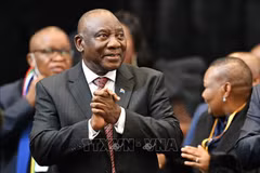 Le président sud-africain Cyril Ramaphosa. Photo : VNA/Xinhua 
