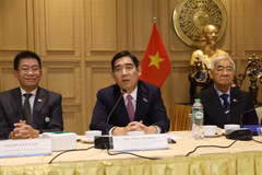 Délégués à la première conférence annuelle de l'Association des hommes d’affaires Thaïlande-Vietnam (TVBA). Photo: VNA