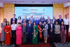 Délégués au Sommet des femmes dirigeantes de coopératives de l'Asie-Pacifique à Hanoi. Photo: nhandan.vn