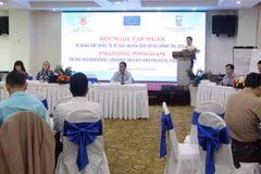 Vue de la conférence de partage d’expériences dans la mise en œuvre du Pacte international relatif aux droits civils et politiques (PIDCP). Photo: VNA