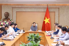 Le vice-Premier ministre Trân Hông Hà lors de la réunion. Photo : VNA