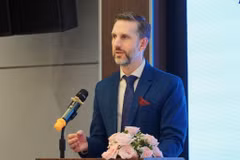 Le représentant du Fonds des Nations Unies pour la population (UNFPA) au Vietnam, Matt Jackson. Photo: UNFPA