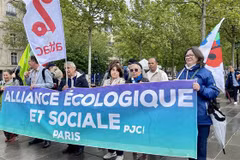 Lors de la manifestation. Photo: VNA