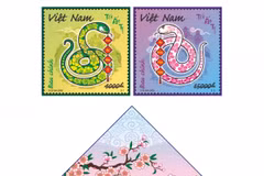 L’année du Serpent célébrée sur nos blocs de timbres