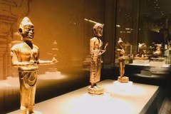 Exposition "Báu Vật Champa – Dấu Ấn Thời Gian" (Trésors du Champa – Les empreintes du temps). Photo: banker.vn