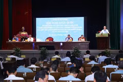 Vue de la conférence du Comité des affaires ethniques du gouvernement, à Hanoi, le 8 juillet. Photo : VNA