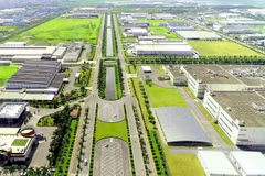 Le parc industriel Thang Long II, situé dans la province de Hung Yên, accueille près de 100 projets d’IDE. Photo: Comité provincial du Parti de Hung Yên