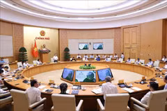 Le vice-Premier ministre Trân Luu Quang préside la réunion du comité d’évaluation du projet de planification forestière nationale pour la période 2021-2030 avec une vision jusqu’en 2050. Photo: VNA