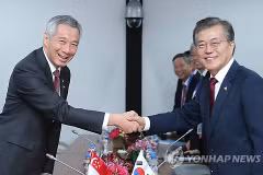 Le président sud-coréen entame une visite d’Etat à Singapour