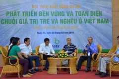 Lancement d’un projet de l’Oxfam sur les palourdes et le bambou dans 5 provinces vietnamiennes